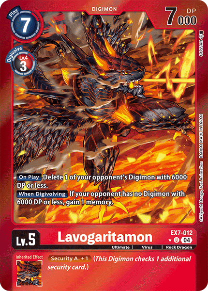 EX7-012 Lavogaritamon (Foil) Single