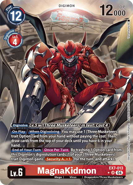 EX7-013 MagnaKidmon (Alternate Art) Single