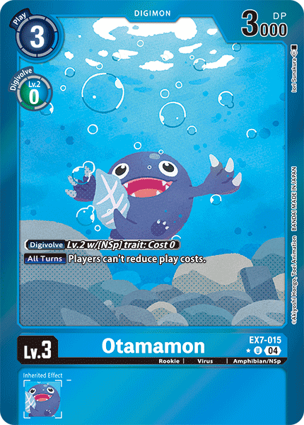 EX7-015 Otamamon (Foil) Single