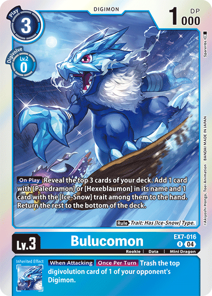 EX7-016 Bulucomon Single