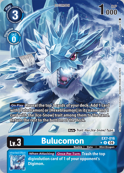 EX7-016 Bulucomon (Alternate Art) Single