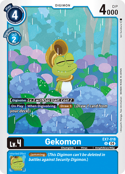 EX7-018 Gekomon Single