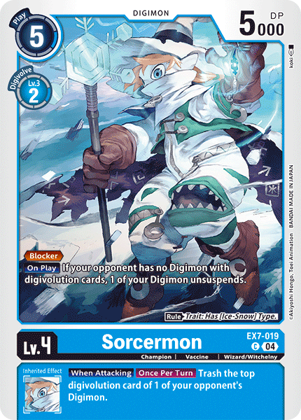 EX7-019 Sorcermon Single