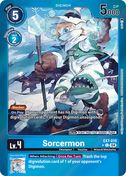 EX7-019 Sorcermon (Foil) Single