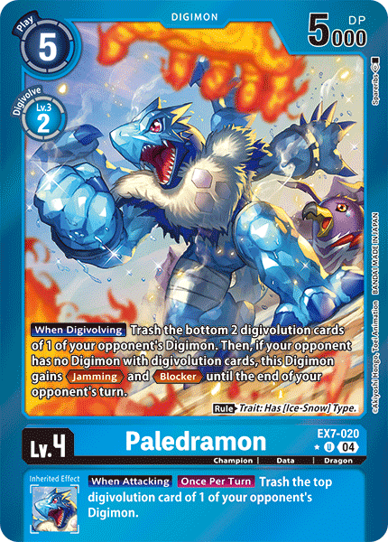 EX7-020 Paledramon (Foil) Single