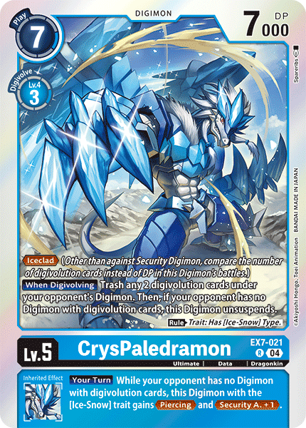 EX7-021 CrysPaledramon Single