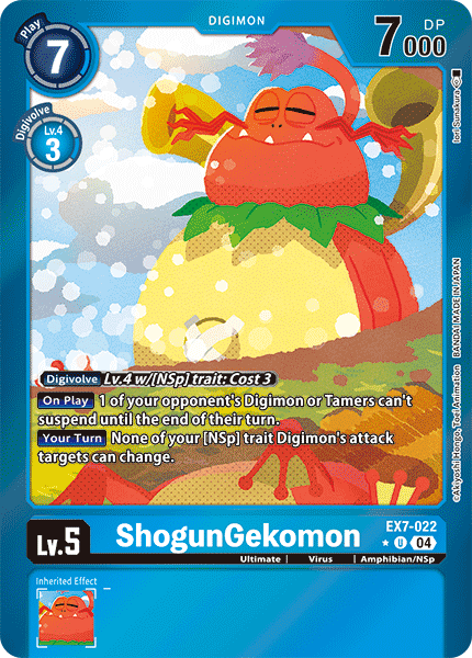 EX7-022 ShogunGekomon (Foil) Single