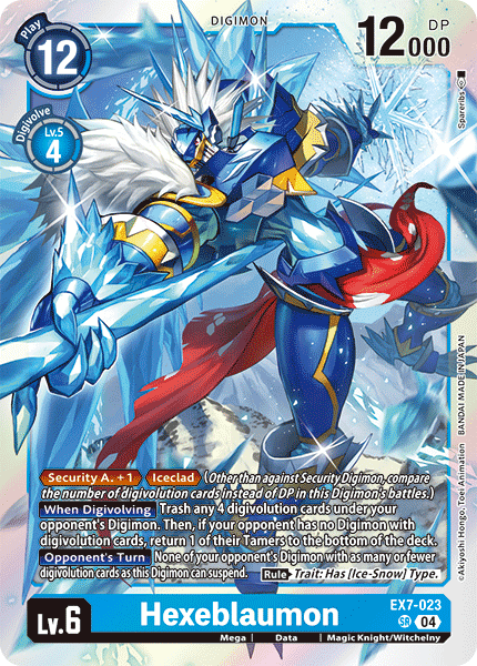 EX7-023 Hexeblaumon Single