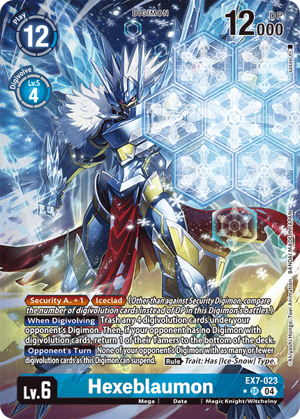 EX7-023 Hexeblaumon (Alternate Art) Single