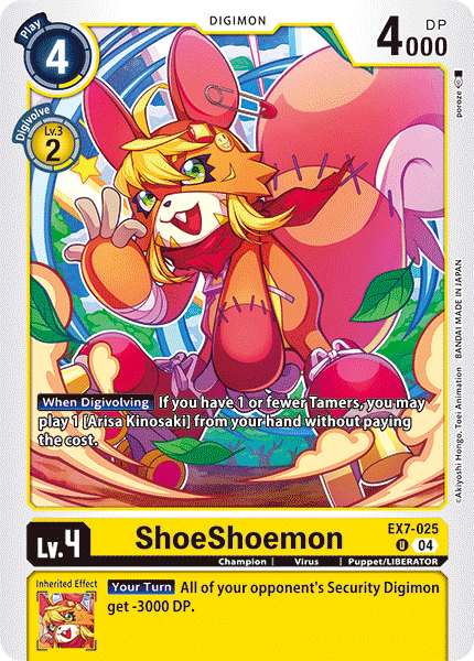 EX7-025 ShoeShoemon Single