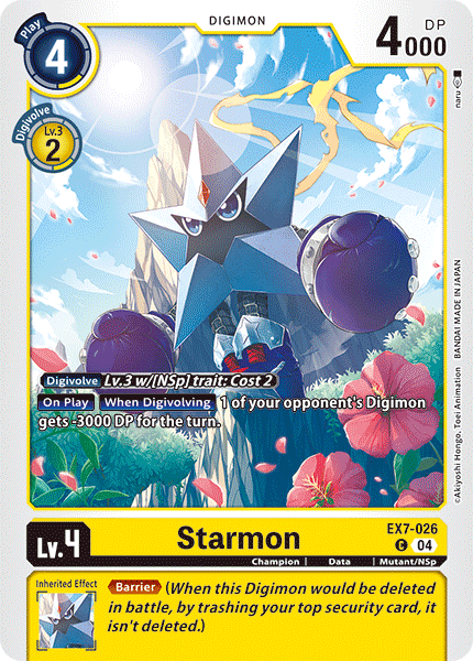 EX7-026 Starmon Single