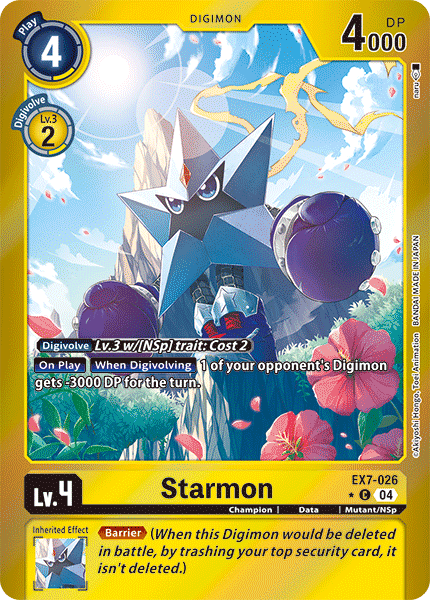 EX7-026 Starmon (Foil) Single