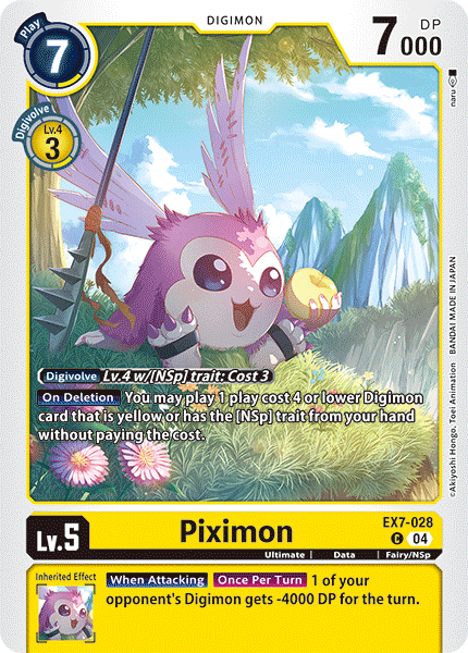 EX7-028 Piximon Single