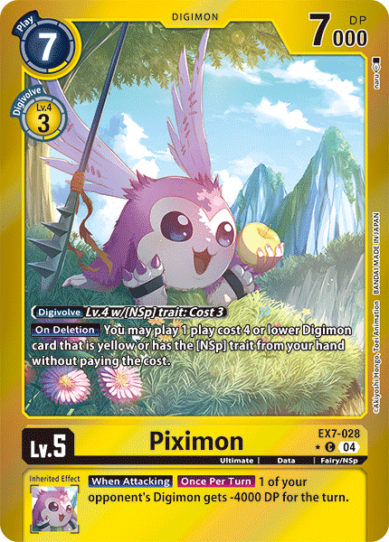 EX7-028 Piximon (Foil) Single