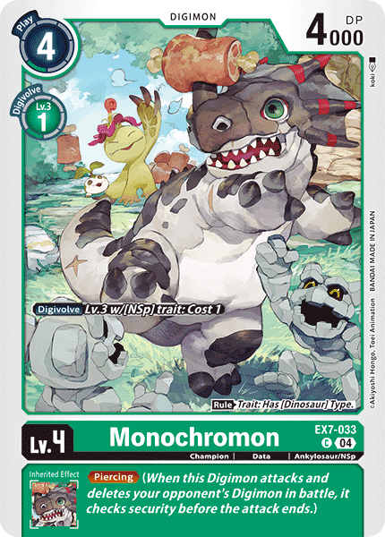 EX7-033 Monochromon Single