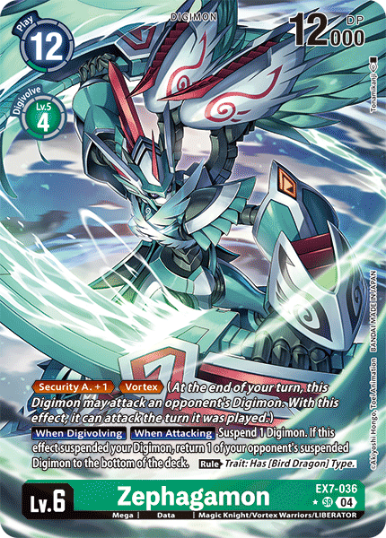 EX7-036 Zephagamon (Alternate Art) Single