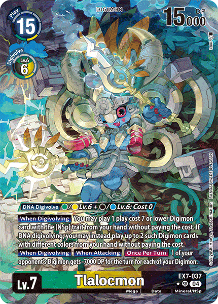 EX7-037 Tlalocmon (Alternate Art) Single