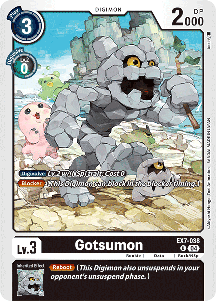 EX7-038 Gotsumon Single