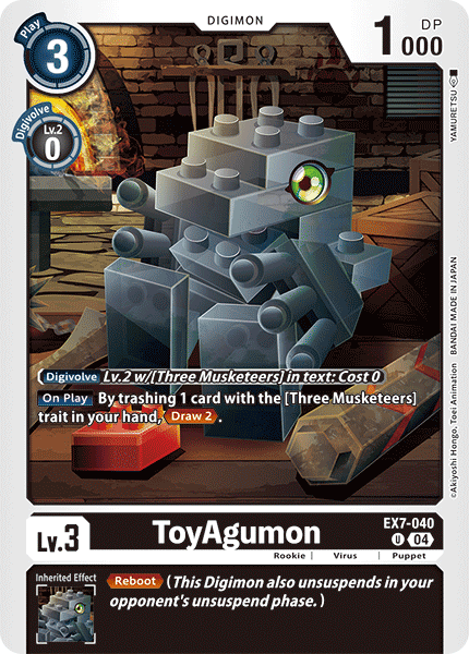 EX7-040 ToyAgumon - EX7-040 Single