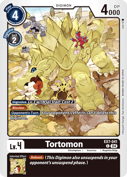 EX7-041 Tortomon Single