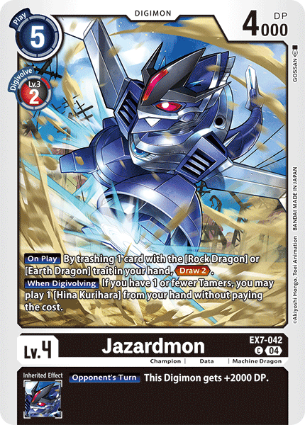 EX7-042 Jazardmon Single