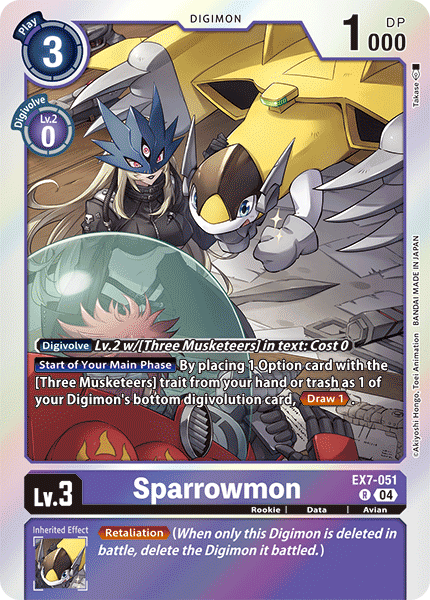 EX7-051 Sparrowmon Single