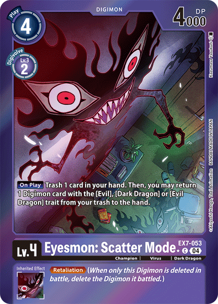 EX7-053 Eyesmon: Scatter Mode (Foil) Single