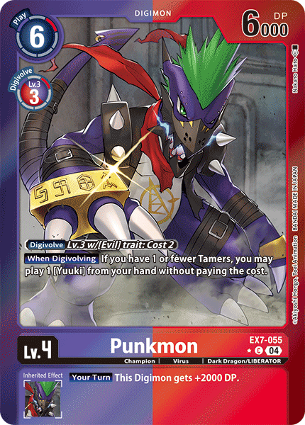 EX7-055 Punkmon (Foil) Single