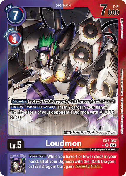 EX7-057 Loudmon (Foil) Single