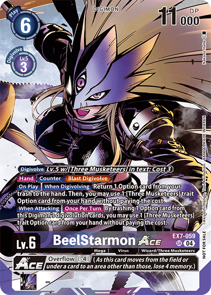 EX7-059 BeelStarmon ACE LM02 Alt Art Box Topper Single