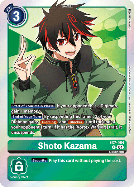 EX7-064 Shoto Kazama Single