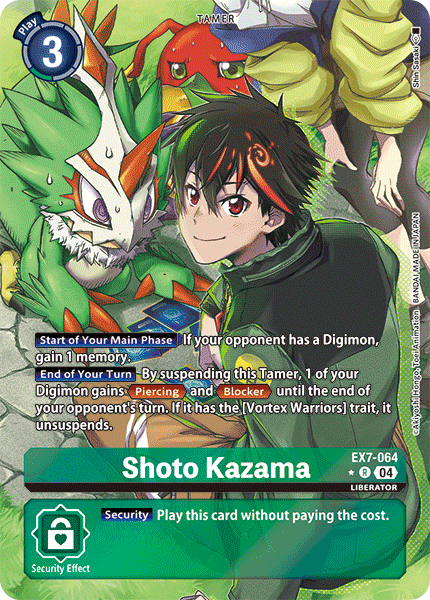 EX7-064 Shoto Kazama (Alternate Art) Single