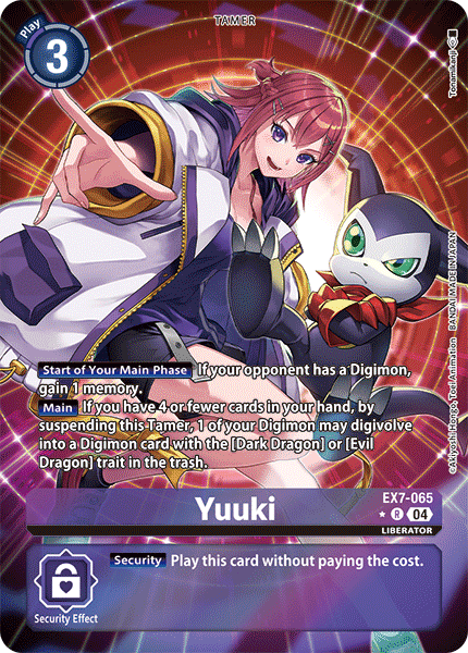 EX7-065 Yuuki (Alternate Art) Single