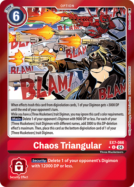 EX7-066 Chaos Triangular (Foil) Single