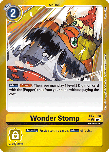 EX7-068 Wonder Stomp (Foil) Single