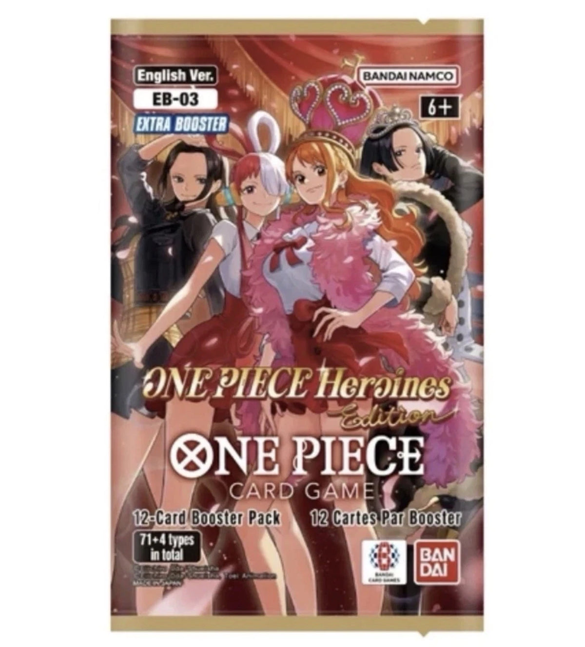 One Piece Card Game EB-03 Heroines Edition Booster Box ENGLISH
