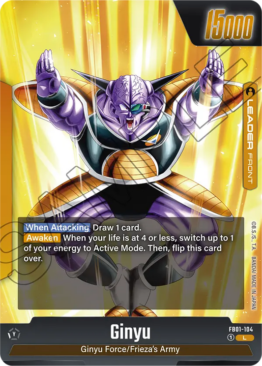 FB01-104 - Ginyu (Leader)