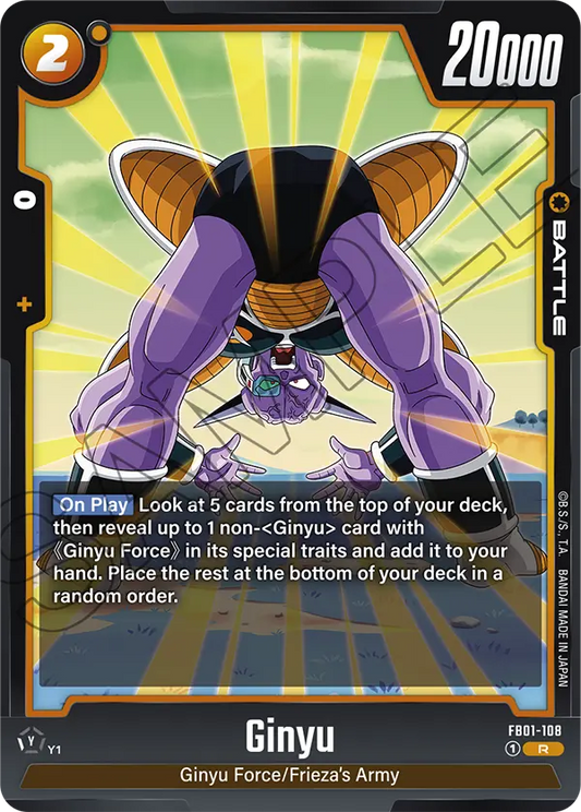 FB01-108 - Ginyu