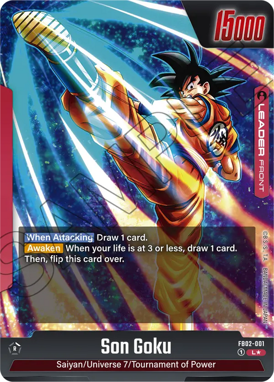 FB02-001 Son Goku Alt Art  Leader