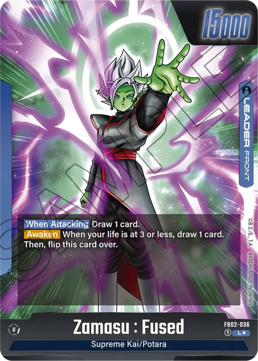 FB02-036 Zamasu : Fused Alt Art Leader