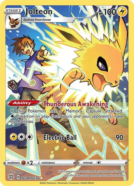 Jolteon - Brilliant Stars Trainer Gallery (SWSH09:TG)