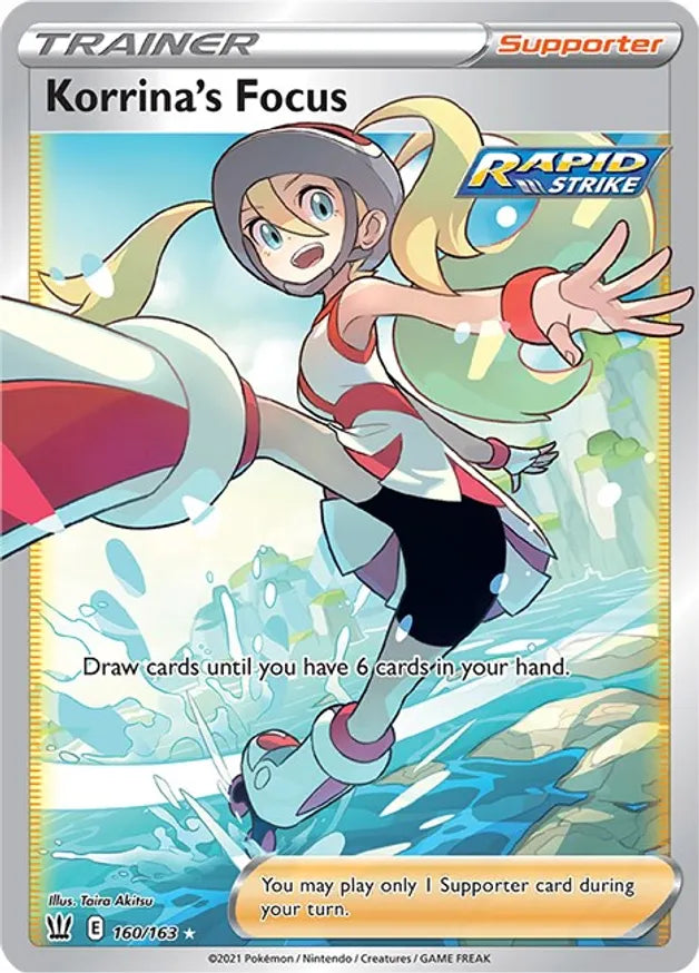 Korrina's Focus (Full Art) Battle Styles - 160 (SWSH05)