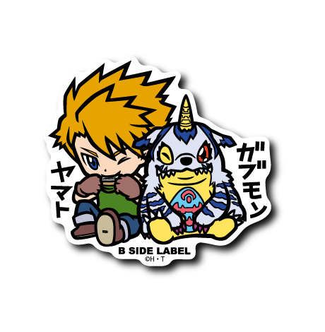 Matt & Gabumon B-Side Label Digimon Sticker