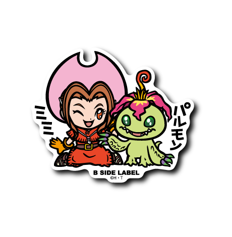 Mimi & Palmon B-Side Label Digimon Sticker