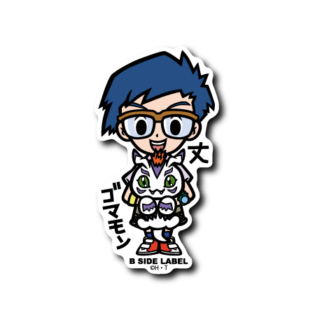 Joe & Gomamon B-Side Label Digimon Sticker