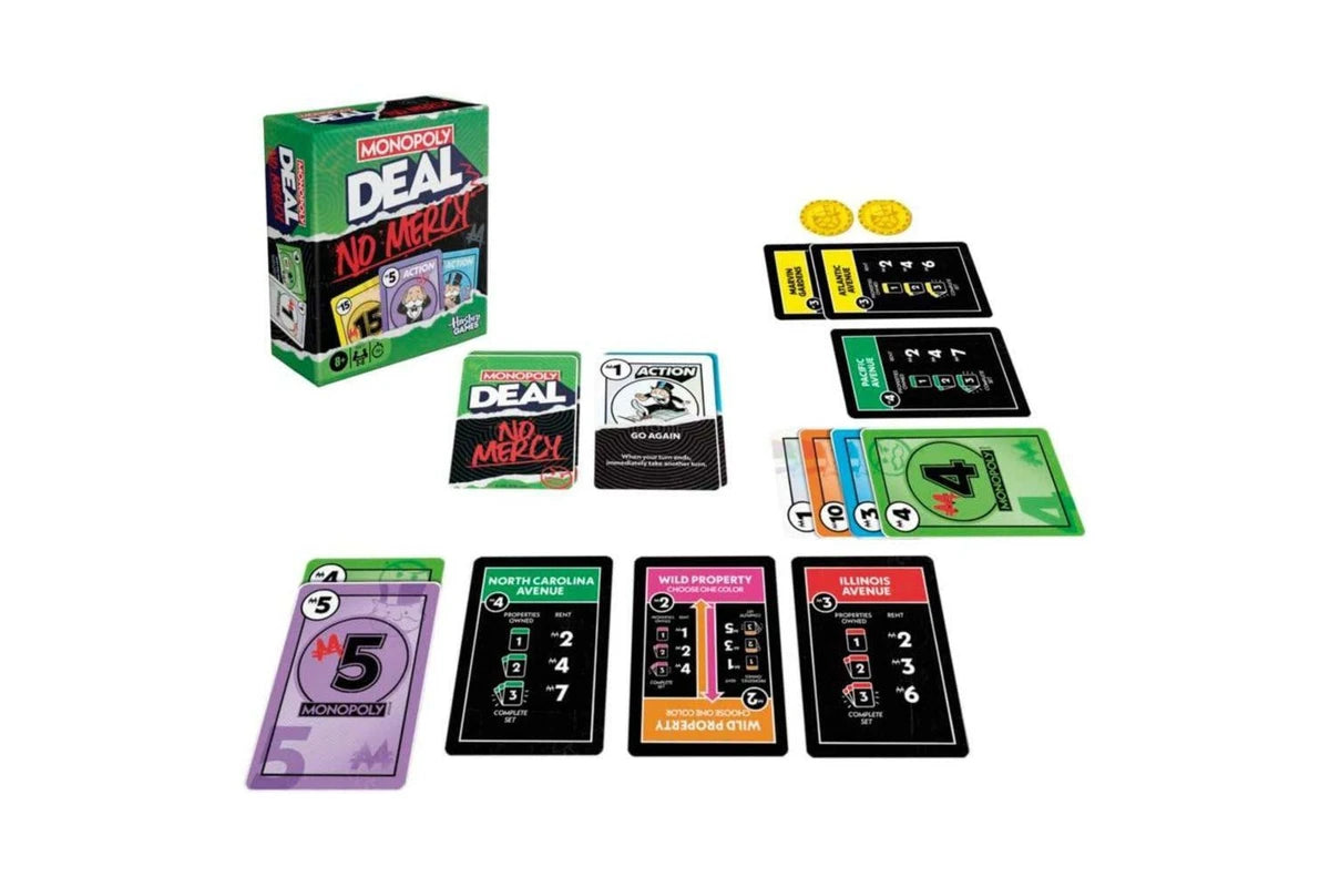 Monopoly Deal No Mercy Card Game
