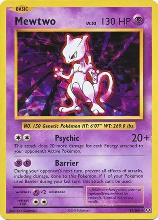 Mewtwo (Cracked Ice Holo) Deck Exclusives (PR)