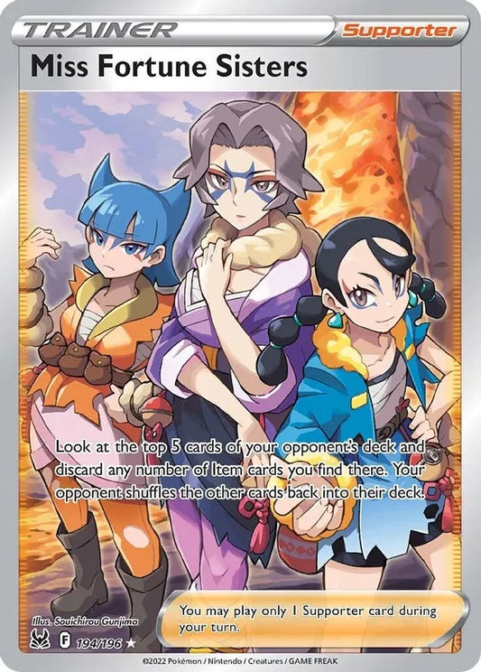 Miss Fortune Sisters (Full Art) Lost Origin - 194 (SWSH11)