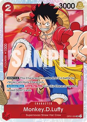 OP01-024 Monkey.D.Luffy Single