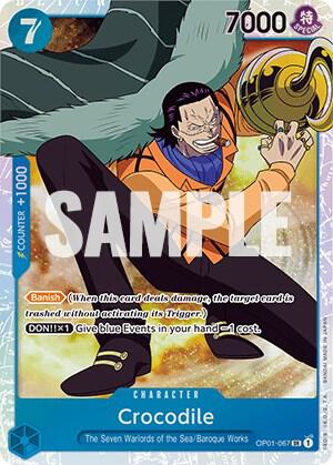OP01-067 Crocodile Single